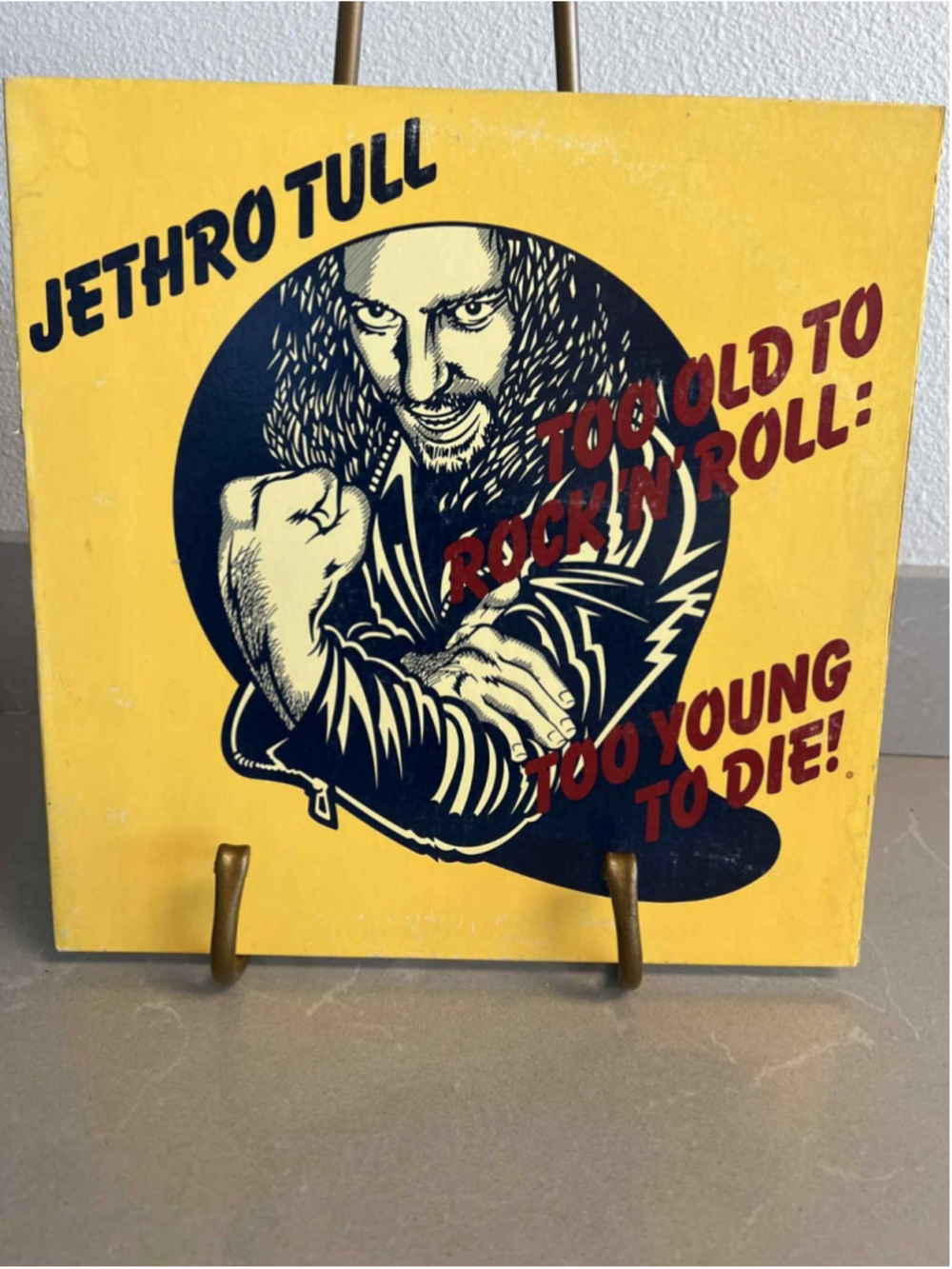 Jethro Tull Too Old to Rock ’n’ Roll: Too Young to Die! Vinyl LP 1976 Chrysalis